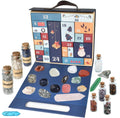 XXL Edelstein Adventskalender | XXL Adventskalender mit 24 Mineralien | Perfektes Geschenk für Sammler und Liebhaber