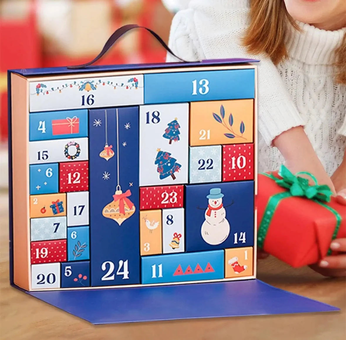 XXL Edelstein Adventskalender | XXL Adventskalender mit 24 Mineralien | Perfektes Geschenk für Sammler und Liebhaber