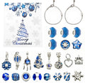 Glitzer Charms Armband Adventskalender | mit 24 Einzigartigen Anhängern | Perfektes Geschenk für Weihnachten