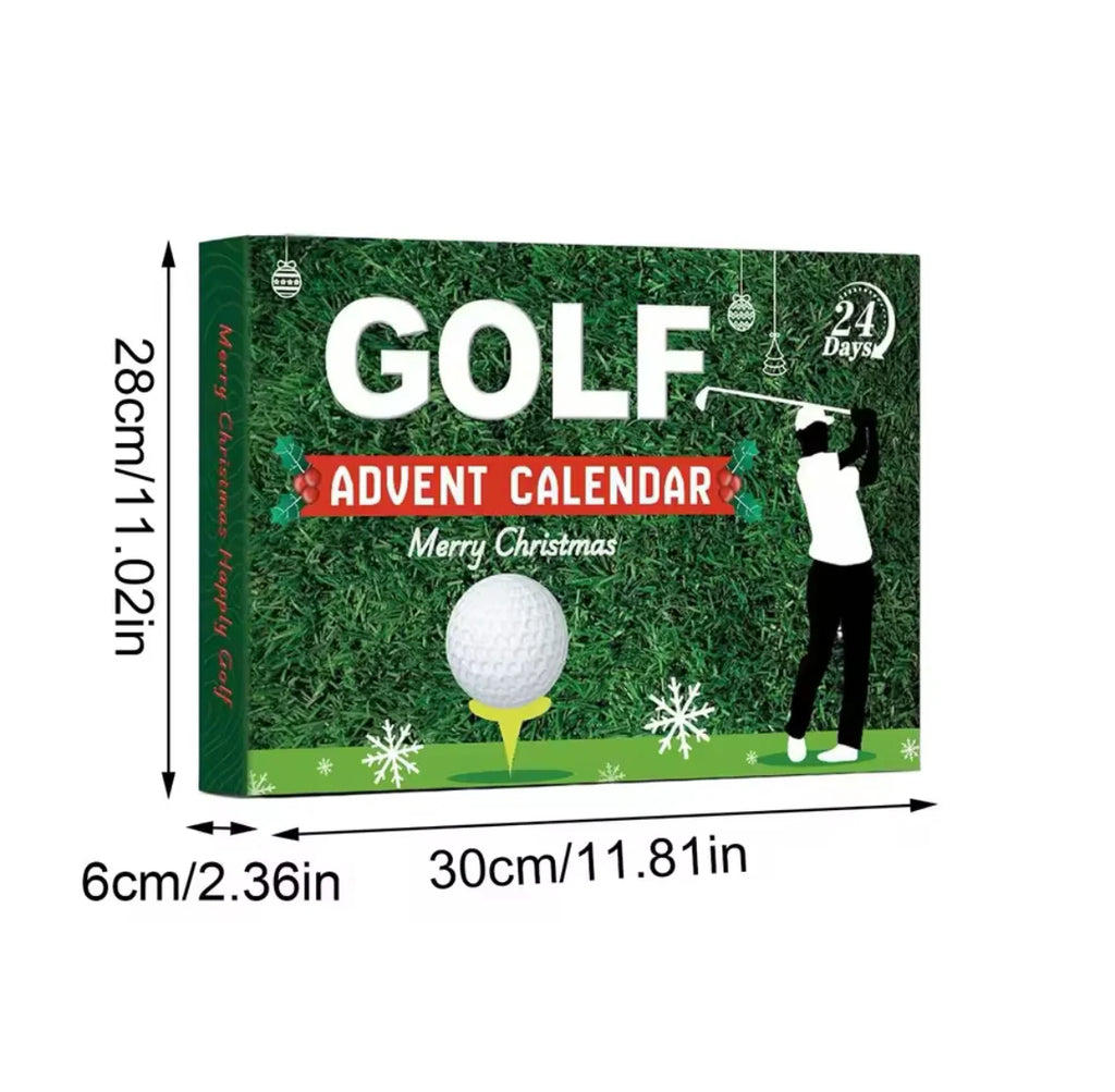 Golfer Gadgets Adventskalender | Adventskalender mit 24 nützlichen Golfaccessoires | Perfektes Geschenk für Golfer