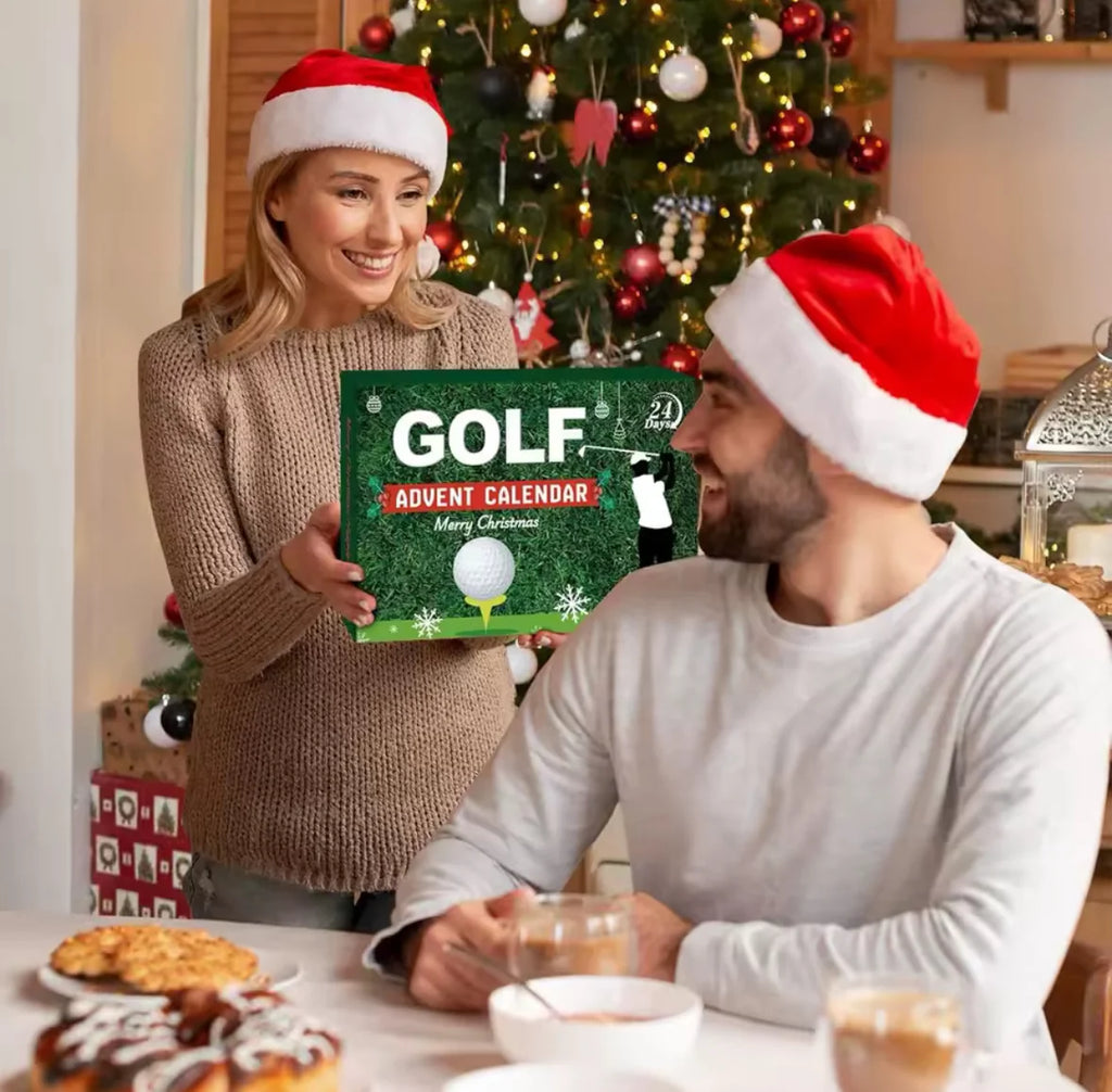 Golfer Gadgets Adventskalender | Adventskalender mit 24 nützlichen Golfaccessoires | Perfektes Geschenk für Golfer