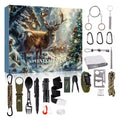Outdoor Abenteuer Adventskalender | Adventskalender mit 24 nützlichen Gadgets für Camper und Wanderer