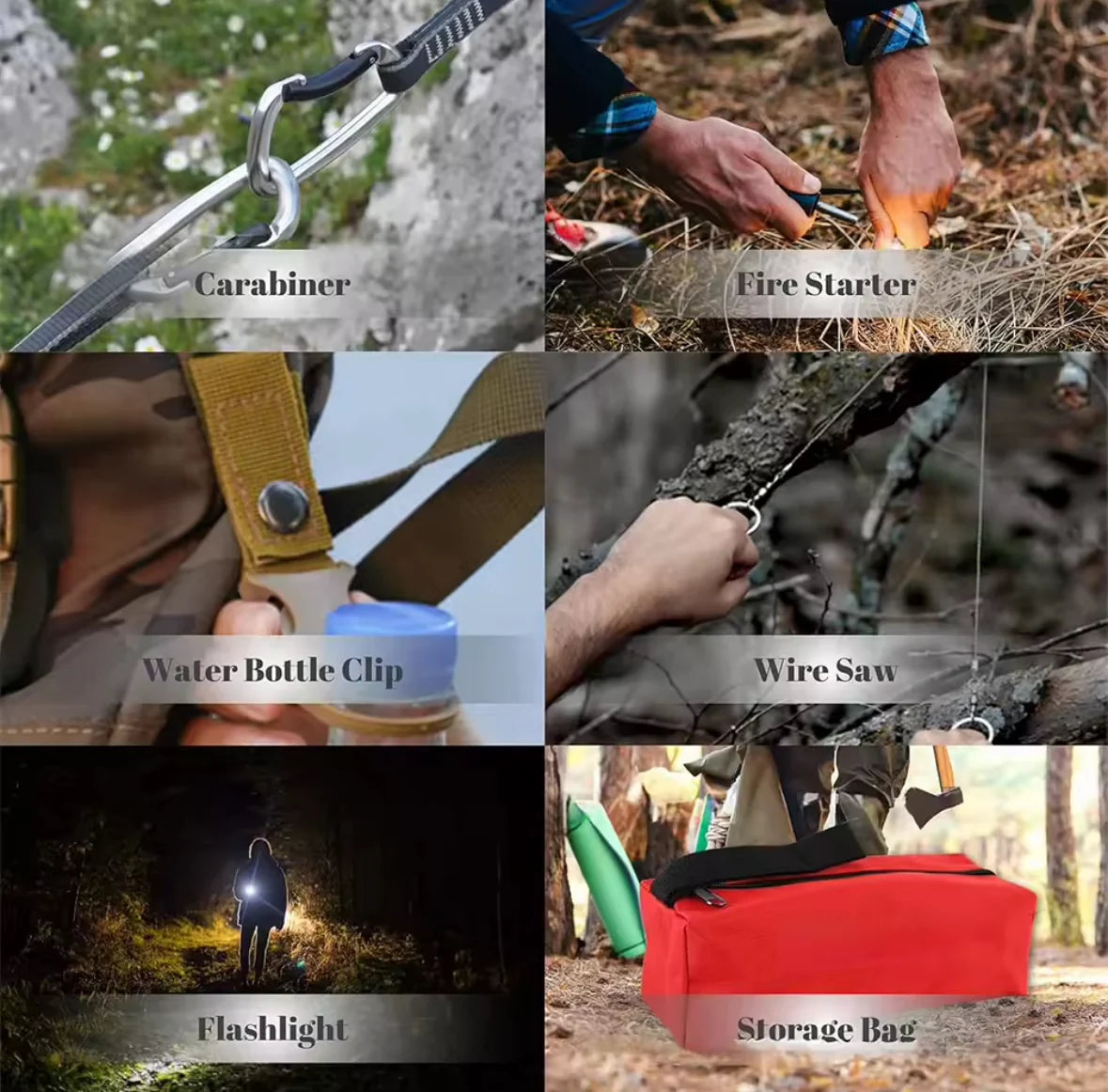 Outdoor Abenteuer Adventskalender | Adventskalender mit 24 nützlichen Gadgets für Camper und Wanderer