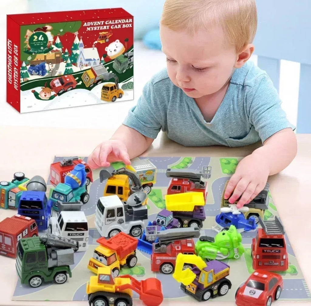 Spielzeugautos Adventskalender | 24 Überraschungen für Spielspaß in der Vorweihnachtszeit