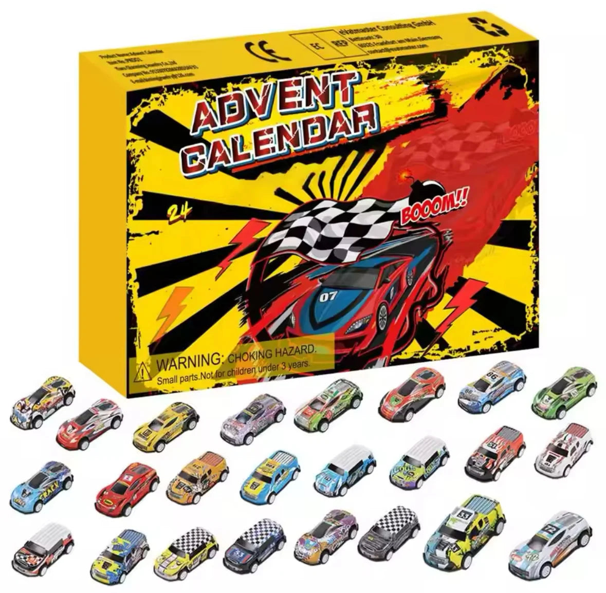Spielzeugautos Adventskalender | 24 Überraschungen für Spielspaß in der Vorweihnachtszeit