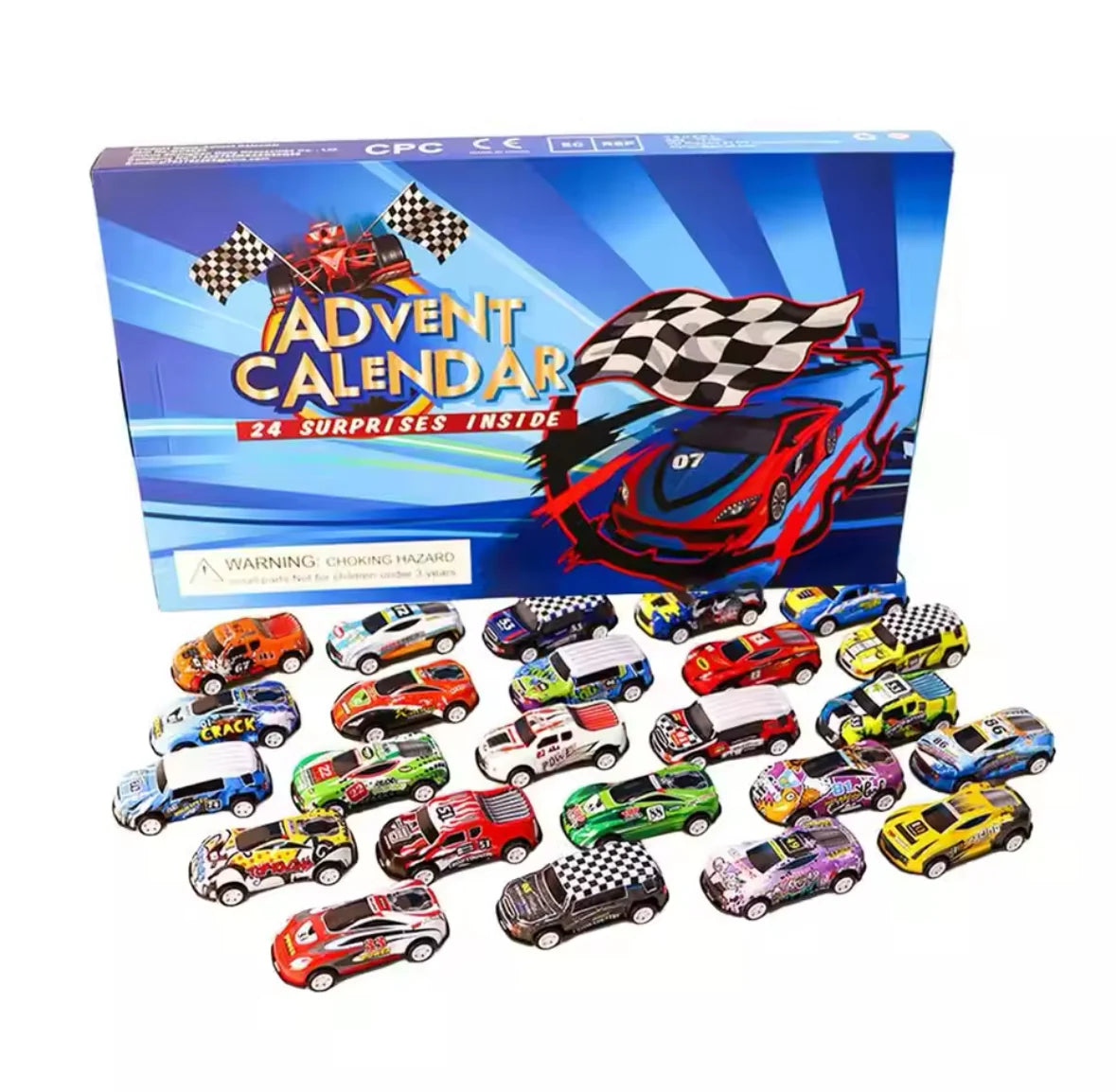 Spielzeugautos Adventskalender | 24 Überraschungen für Spielspaß in der Vorweihnachtszeit