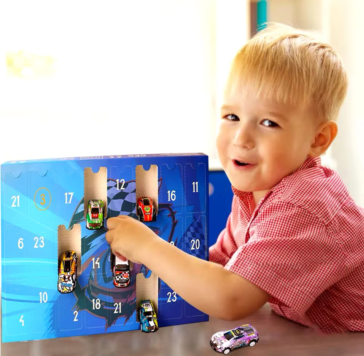 Spielzeugautos Adventskalender | 24 Überraschungen für Spielspaß in der Vorweihnachtszeit